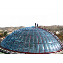 LF Building Glass Roof Steel Frame Dome Structure Mosque Prefab